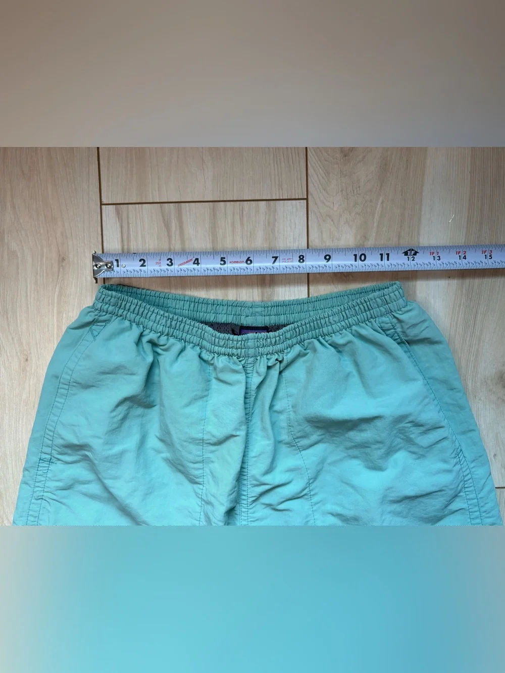 Patagonia Baggies Shorts Men’s Small Mint Green Lined Outdoor Hiking Swim trunks